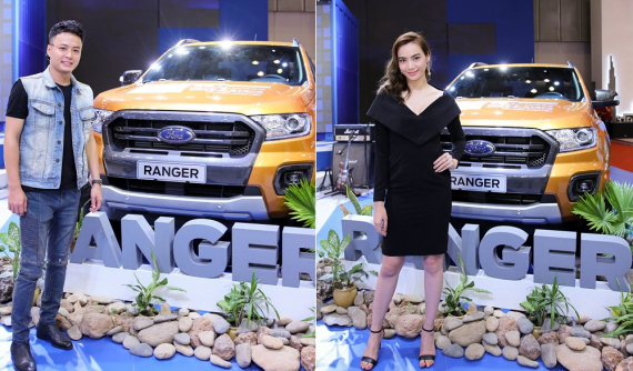 Các sao “phải lòng” Ford Ranger tại triển lãm Ô tô Việt Nam