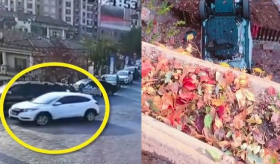 Ô tô rơi xuống đất từ độ cao 10 m, một phụ nữ tử vong