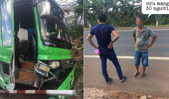 CSGT huyện Di Linh: Thông tin "anh hùng" nhảy lên ôm vô lăng cứu 30 người trên xe khách là chuyện bịa đặt