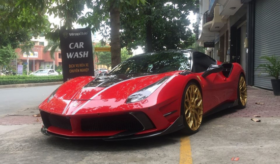 Sau độ mâm Vossen, siêu xe Ferrari 488 GTB tại Sài thành chuẩn bị "lột xác" qua bản độ Mansory độc nhất Việt Nam