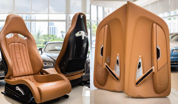Nếu có 3,5 tỷ Đồng, bạn có thể mua được... bộ nội thất của Bugatti Veyron này
