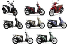 Màu xe SH Mode mới nhất năm 2021, cách chọn màu xe SH Mode cho hợp phong thủy