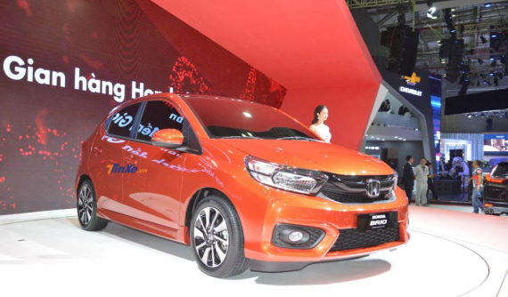 Hatchback đô thị Honda Brio có giá tạm tính 330 triệu đồng tại Việt Nam