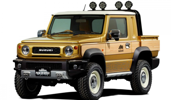 Suzuki hé lộ phiên bản bán tải của SUV "bé hạt tiêu" Jimny 2019
