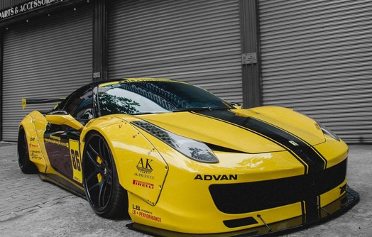 Chuẩn bị đại tiệc siêu xe cuối năm 2018, Ferrari 458 Italia độ Liberty Walk lên tem mới