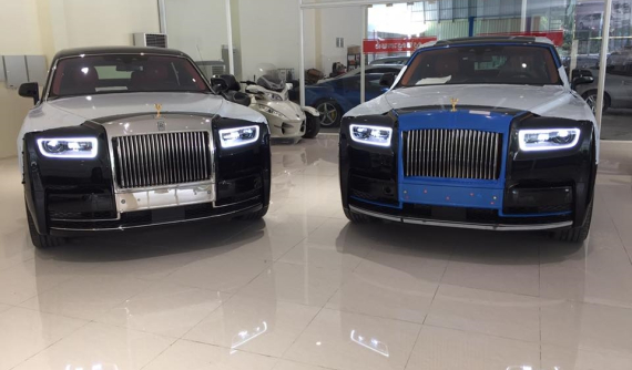 Hình ảnh cặp đôi Rolls-Royce Phantom VIII chờ khách tại Campuchia khiến đại gia Việt "đau lòng"