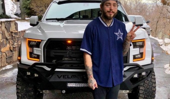 Rapper Post Malone tậu xe bán tải "khủng" Hennessey VelociRaptor 6x6 giá hơn 8 tỷ đồng