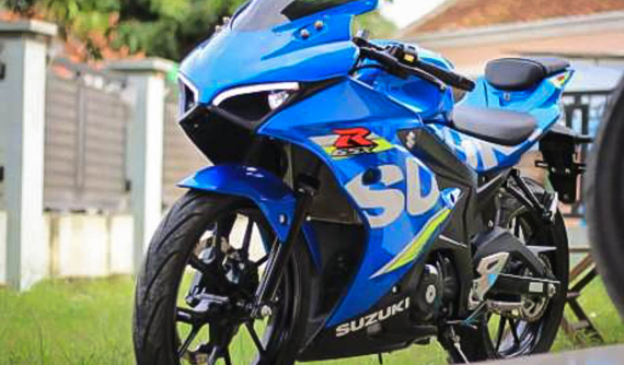 Suzuki GSX-R150 biến thành Ducati Panigale V4 với dàn đầu ấn tượng