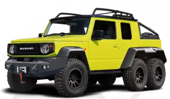 Nếu có thực, Suzuki Jimny 6x6 trông sẽ như thế này