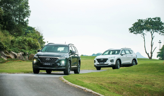 6 phiên bản của Hyundai Santa Fe 2019 tại Việt Nam khác nhau thế nào về trang bị?