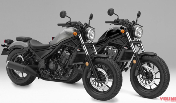 Honda Rebel 250 và Rebel 500 phiên bản 2019 xuất hiện với màu mới