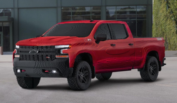Chiếc Chevrolet Silverado 2019 bằng LEGO có trọng lượng 1,5 tấn này cần tới hơn 2.000 giờ để lắp ráp