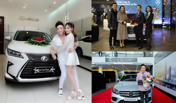 Dàn sao Việt tậu xe sang tiền tỷ chơi Tết Kỷ Hợi 2019