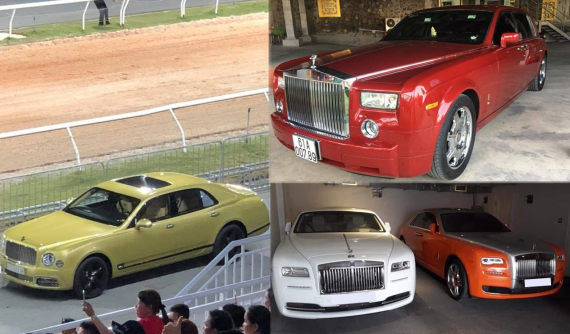 Dàn xe siêu sang toàn Rolls-Royce và Bentley trị giá hơn 89 tỷ đồng của doanh nhân Dũng "Lò Vôi"