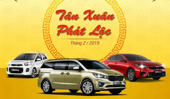 Kia Việt Nam "phát lộc đầu năm" cho khách hàng mua xe trong tháng 2/2019