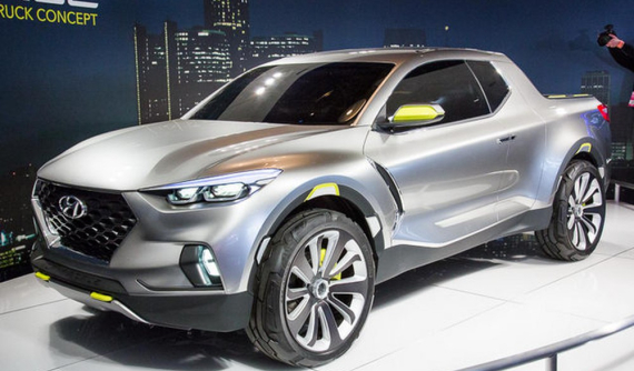 Xe bán tải Hyundai Santa Cruz sẽ có thiết kế độc đáo và cá tính hơn phiên bản concept