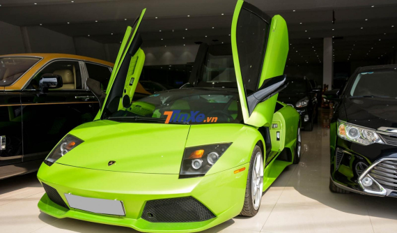 Rao bán lại siêu xe Lamborghini Murcielago LP640 màu xanh cốm hàng độc tại Việt Nam với giá 9,8 tỷ đồng