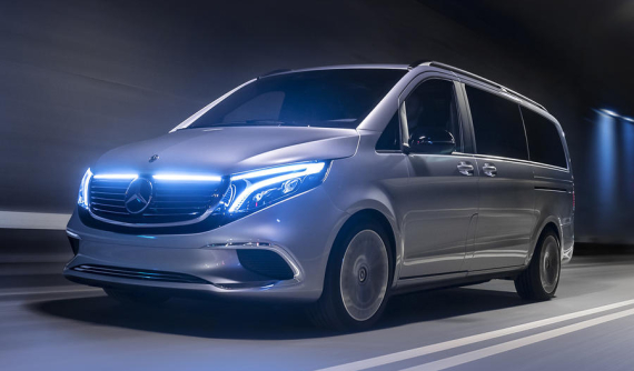 Mercedes-Benz EQV - Mẫu concept van điện dựa trên V-Class chính thức hiện hình