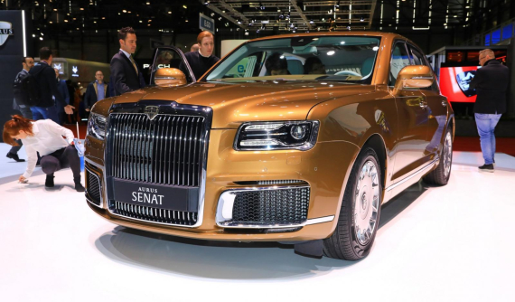 Bộ đôi "Rolls-Royce của Nga" phục vụ Tổng thống Vladimir Putin tỏa sáng tại Geneva
