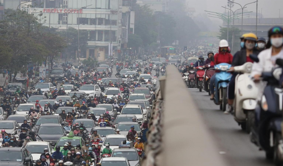 Lộ trình dừng, cấm xe máy tại Hà Nội