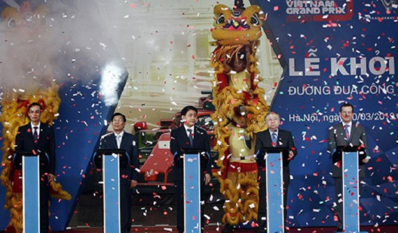 Khởi công xây dựng đường đua F1 tại Hà Nội