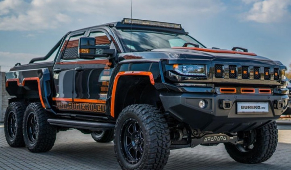 Gặp gỡ Bureko 6x6 - Một chiếc Chevrolet Silverado có 6 bánh và 1.200 mã lực