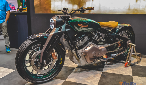 Giật mình với độ hoàn thiện "tuyệt mỹ" của mẫu Concept Royal Enfield KX Bobber