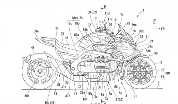 Honda phát triển xe mô tô 3 bánh mang tên NeoWing nhằm cạnh tranh với Yamaha Niken