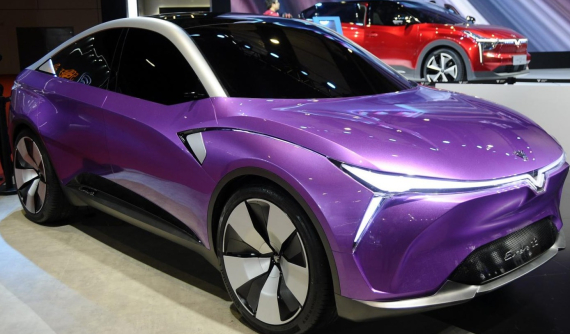 Hezhong Eureka 02 - Mẫu xe có thiết kế bắt mắt và màu sơn tím nổi bật ở Triển lãm Thượng Hải 2019