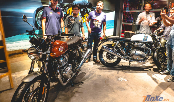 Sau ngày khai trương, cặp đôi Royal Enfield Continental GT 650 và Interceptor 650 chính thức có giá bán