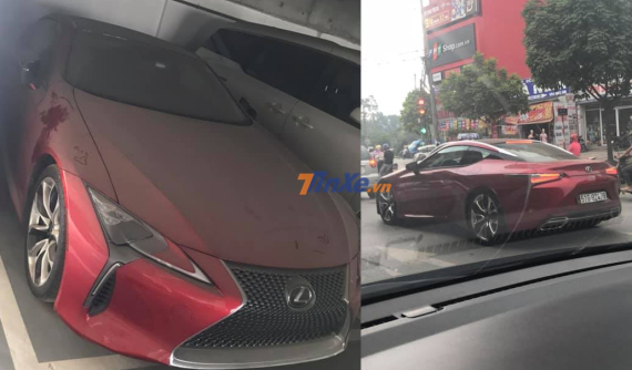 Sau nhiều tháng nằm phủ bụi tại toà nhà ở Hà Nội, Lexus LC 500 độc nhất Việt Nam cũng đã có biển số