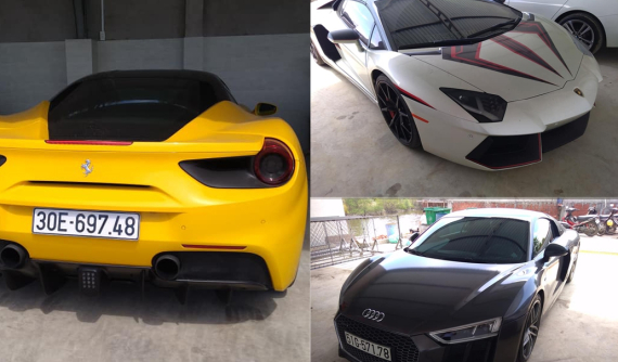 Nghỉ lễ, cặp đôi siêu xe hơn 40 tỷ đồng được doanh nhân Hà Nội vận chuyển vào Nam