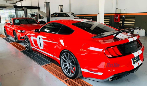 Hennessey Heritage Edition Mustang độc nhất Việt Nam được chủ nhân độ thêm cánh gió đuôi