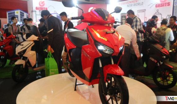 Cận cảnh xe máy điện Gesits với thiết kế thể thao, ngoại hình giống Honda Air Blade, giá 40 triệu đồng
