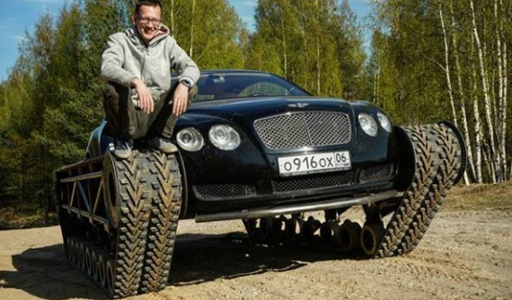 Bái phục người Nga chế tạo Bentley Continental GT "phiên bản xe tăng"