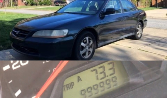 Đây là diện mạo rất bình thường của chiếc Honda Accord đi trên 1,6 triệu km