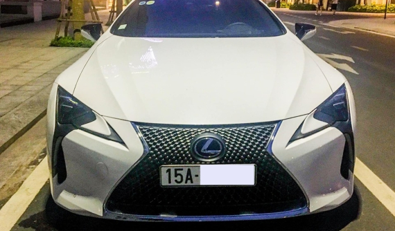 Hơn 1 năm về nước, xe hybrid Lexus LC 500h độc nhất Việt Nam đã có biển số của Hải Phòng
