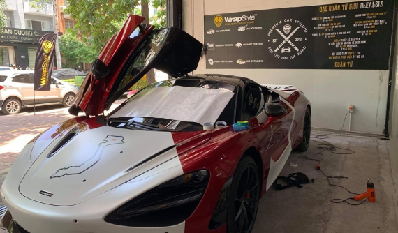 McLaren 720S được chủ nhân cho thay áo chuẩn bị dẫn đoàn siêu xe tham dự Car & Passion 2019