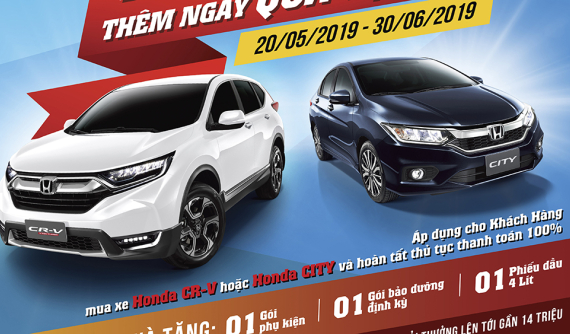 Doanh số sụt giảm, Honda CR-V và Honda City được khuyến mãi để kích cầu