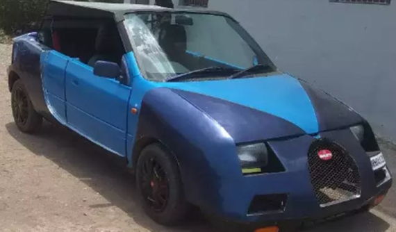 Chỉ với 134 triệu Đồng, bạn có thể rước về siêu xe Bugatti Veyron mui trần "phiên bản Ấn Độ" này