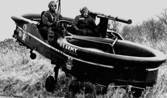 Quân đội Mỹ từng phát triển xe bay 5 chỗ ngồi và có gắn súng