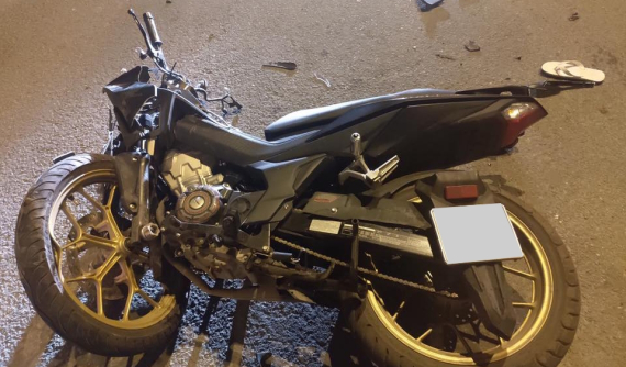 Nhà Bè: Honda Winner 150 tông trực diện vào Toyota Fortuner, 1 người chấn thương nặng