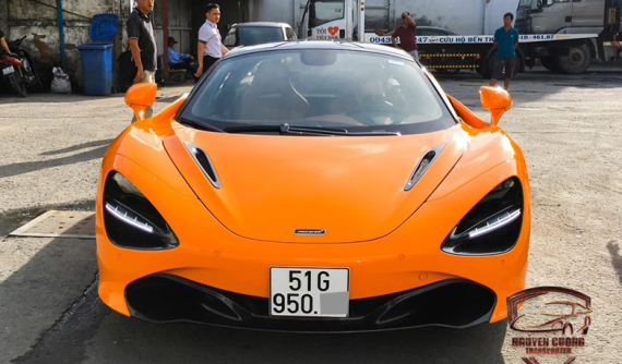 Cận kề Car Passion 2019, siêu xe McLaren 720S màu cam nhanh chóng được chủ nhân cho ra biển trắng