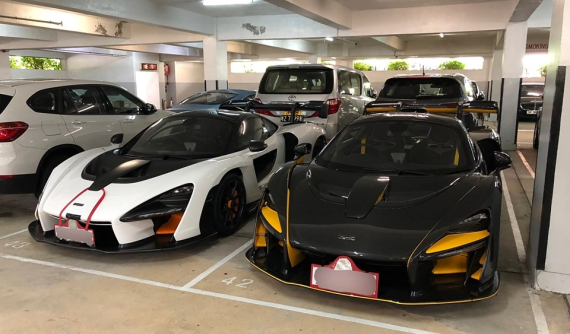 Chẳng phải Dubai hay Monaco, hầm đỗ xe chứa cặp đôi siêu phẩm McLaren Senna là ở Hồng Kông