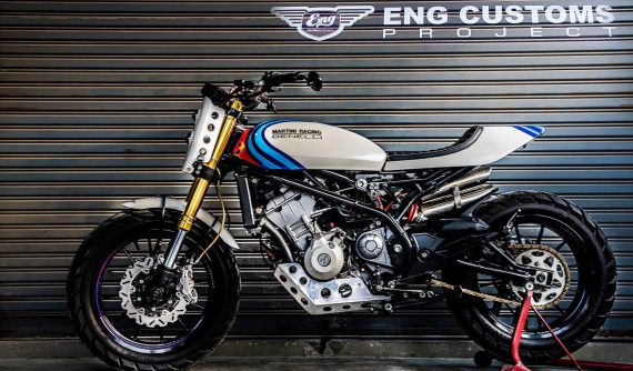 Cận cảnh lột xác Benelli BN302 thành Flat Tracker cực đỉnh trên đất Thái