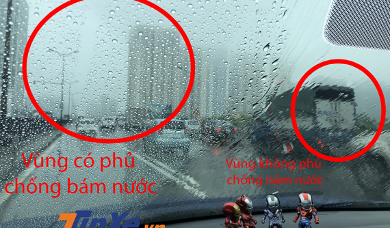 Chống bám nước cho kính xe hơi giá rẻ - thực hư tác dụng?