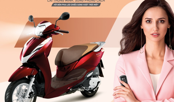 Xe ga quốc dân Honda Lead ra mắt phiên bản mới với khả năng chống trộm, trang bị Smart Key ở mọi phiên bản