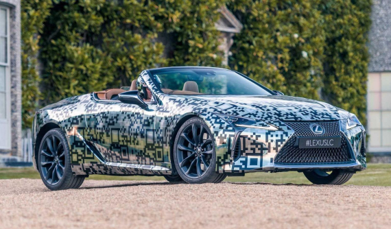 Nguyên mẫu Lexus LC Convertible lộ diện dáng vẻ bắt mắt ở Goodwood Festival of Speed 2019