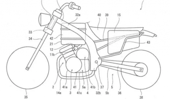 Kawasaki đăng ký bản quyền cho động cơ Hybrid, cùng công nghệ với động cơ siêu xe và xe đua F1