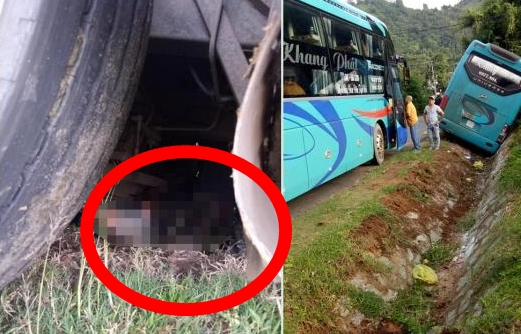 Đắk Lắk: Va chạm với xe khách, người phụ nữ cùng xe máy bị cuốn vào gầm, 1 người nguy kịch